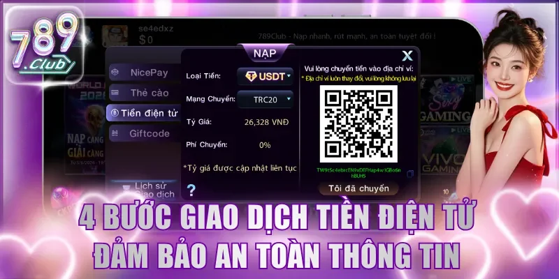 4 bước giao dịch tiền điện tử đảm bảo an toàn thông tin