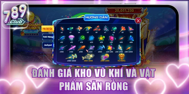 Đánh giá kho vũ khí và vật phẩm săn Rồng