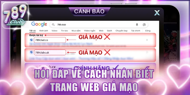 Hỏi đáp về cách nhận biết trang web giả mạo