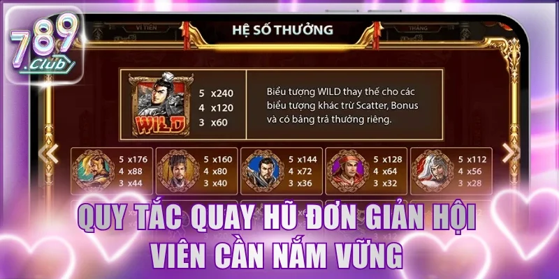 Quy tắc quay hũ đơn giản hội viên cần nắm vững